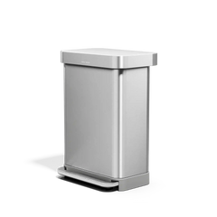 55L Rectangular Step Can with Liner Pocket