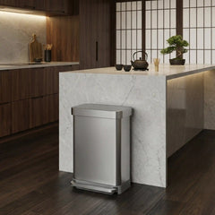 55L Rectangular Step Can with Liner Pocket