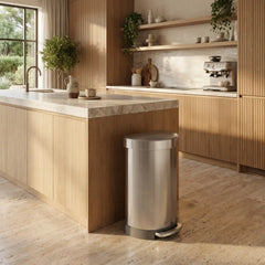 45L Semi-Round Step Can with Liner Rim