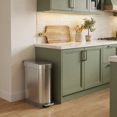 45L Slim Step Can with Liner Rim